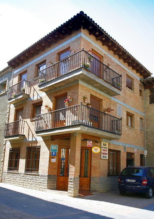 Hostal Cuatro Esquinas Ejea De Los Caballeros Exterior foto